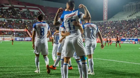 Cruz Azul celebra su clasificación a cuartos de final.