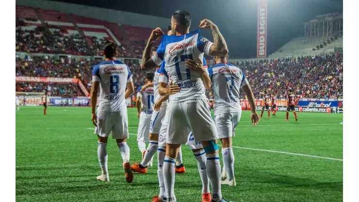 Cruz Azul celebra su clasificación a cuartos de final.