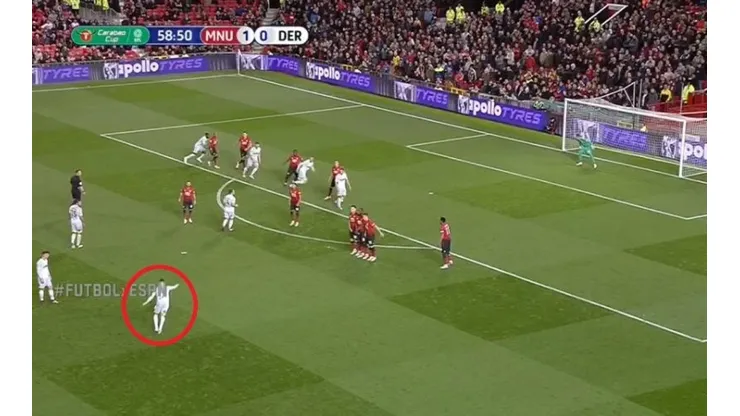 Harry Wilson le pegó desde muy lejos.