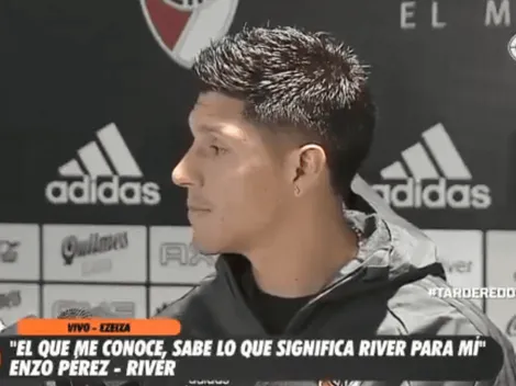 Enzo Pérez quiso aclarar su frase de La Bombonera y no se entendió nada