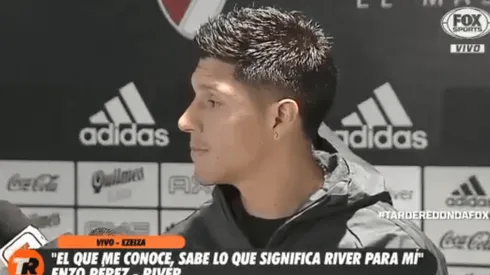 Enzo Pérez quiso aclarar su frase de La Bombonera y no se entendió nada
