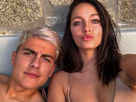 Oriana Sabatini le mordió el labio a Dybala y subió la foto más tierna del día a Instagram