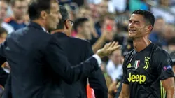 Allegri explicó por qué Cristiano Ronaldo no fue a los premios The Best