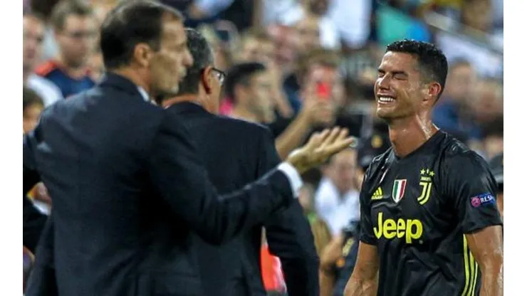 Allegri explicó por qué Cristiano Ronaldo no fue a los premios The Best