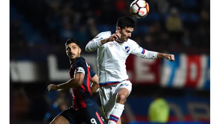 Nacional de Uruguay vs San Lorenzo por Copa Sudamericana.