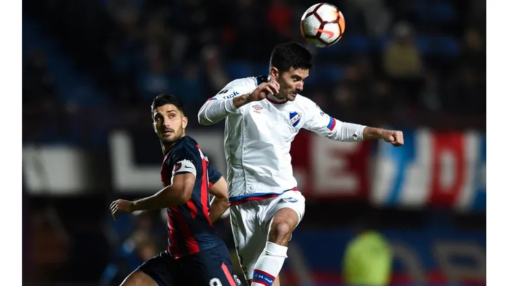 Nacional vs San Lorenzo por Copa Sudamericana.