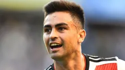 La felicidad de Gonzalo Martínez ante Boca.