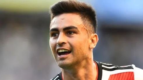 La felicidad de Gonzalo Martínez ante Boca.