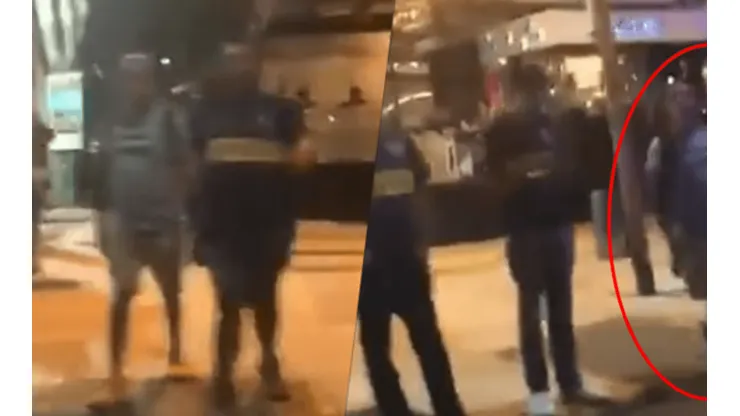 Épico: el trolleo de un hincha de River a otros de Boca en la calle que se hizo viral