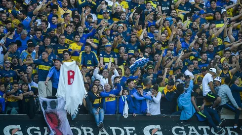Foto de los hinchas de Boca