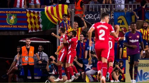 Stuani sorprendió con una definición espectacular.