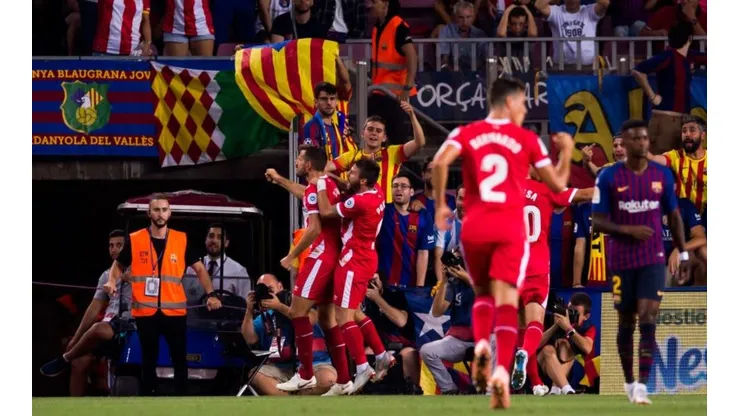 Stuani sorprendió con una definición espectacular.
