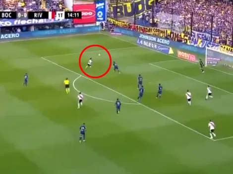 ¡Pity locura! La agarró de aíre, golazo de River y 1 a 0 ante Boca