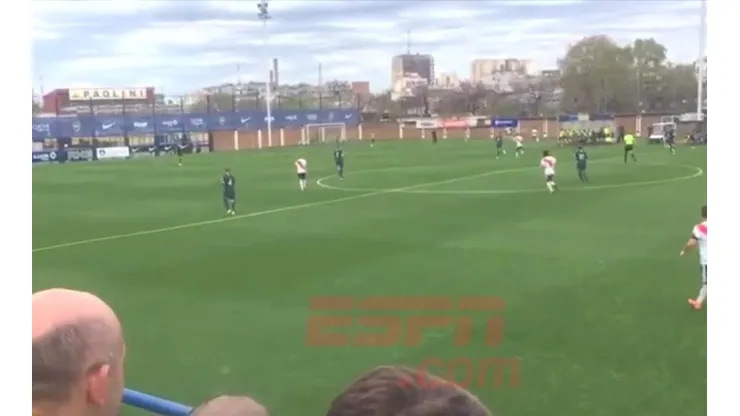 Repudiable: el horrible momento que vivió el hijo de Gallardo en el partido de reserva entre River y Boca