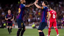Se puso en marcha la sociedad goleadora entre Vidal y Messi