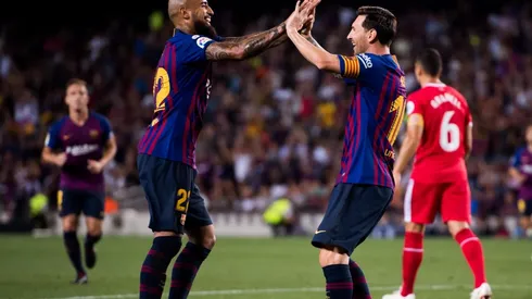 Se puso en marcha la sociedad goleadora entre Vidal y Messi