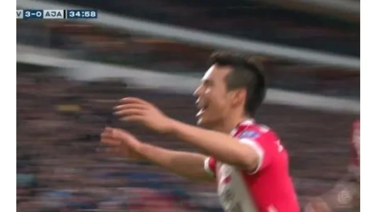 Gol de Chucky Lozano para empezar a demoler al Ajax