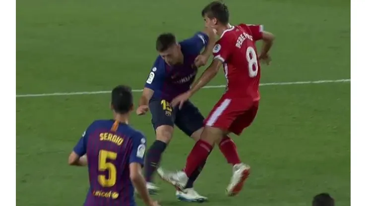 El VAR dejó al Barcelona con uno menos ante Girona