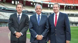 Cascio junto a D'Onofrio y Brito.