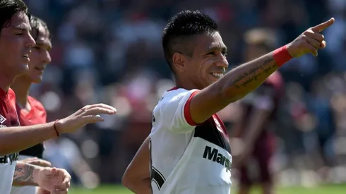 Figueroa puso el 1 a 0 para Newell's. (Foto: El Ciudadano)