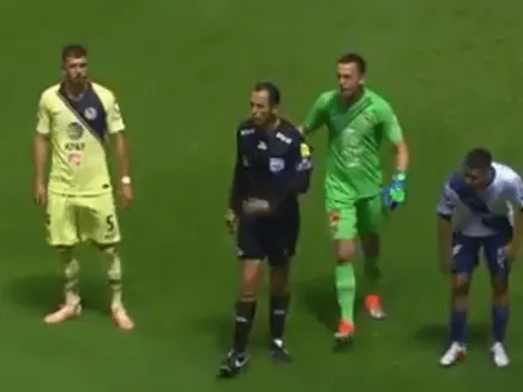 ¡Que le pasó! Marchesín, en modo loco, simuló que el árbitro lo golpeó