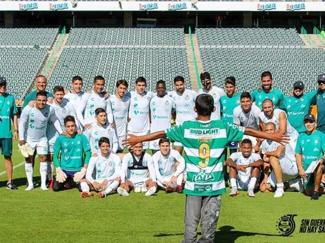 Un gran obsequio de Los Guerreros: el infante que había "dirigido el tránsito" durante las inundaciones entrenó con el primer equipo