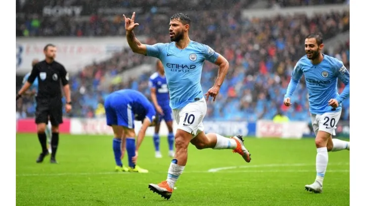 Sergio Agüero, golazo del Kun.