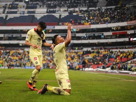 El América tuvo un seguidor especial: Roger Martínez estalló de alegría con el gol ganador de Valdez