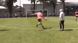 Otro golazo en el entrenamiento del América