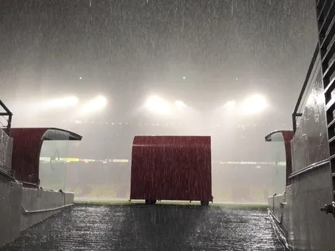 Cuando Morelia y Pumas igualaban, una tormenta infernal impidió jugar los últimos minutos