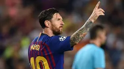 EL BARBA. Lionel Messi en el triunfo ante PSV por la Champions League (Foto: Getty).