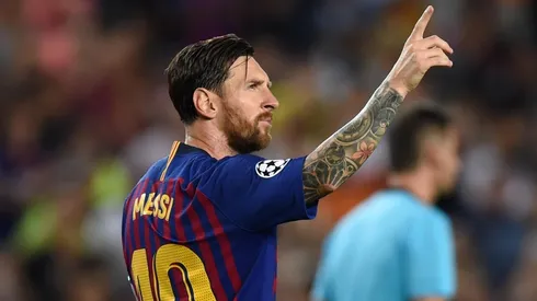 EL BARBA. Lionel Messi en el triunfo ante PSV por la Champions League (Foto: Getty).