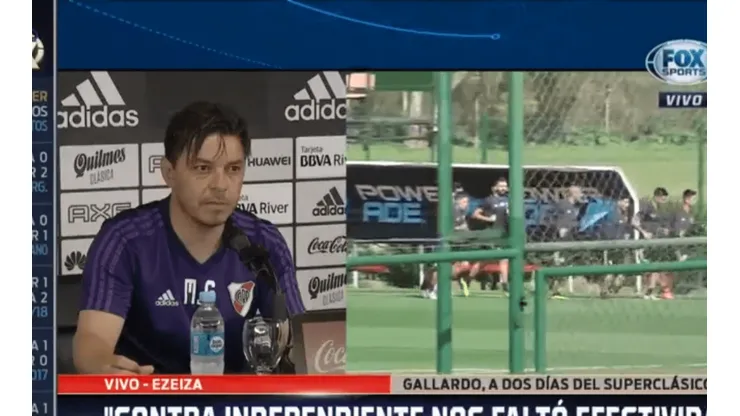 Marcelo Gallardo, entrenador de River.