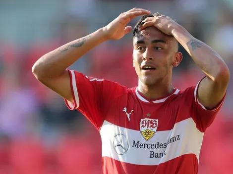 ¿Para qué te traje? Insólito gol errado por González en Stuttgart