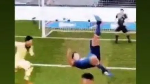 Caraglio hizo un golazo en el FIFA.