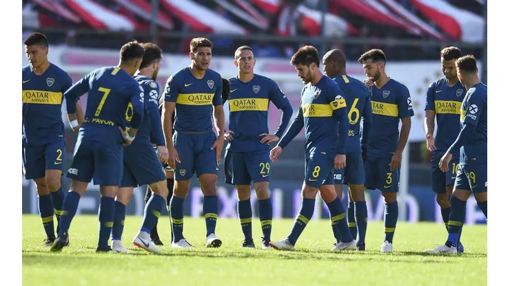 Cuatro jugadores de Boca no se entrenaron a la par del grupo