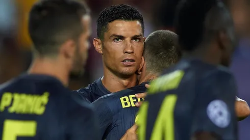 Foto de Crisitano Ronaldo en el duelo ante Valencia.