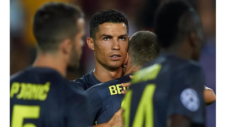 Foto de Crisitano Ronaldo en el duelo ante Valencia.