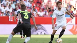 DOMINA EL MUDO. Franco Vázquez marcó un golazo para Sevilla por la Europa League.
