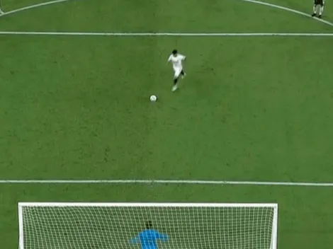 Banega pateó el penal como los dioses y dejó sin chances a Ochoa para el 5 a 1