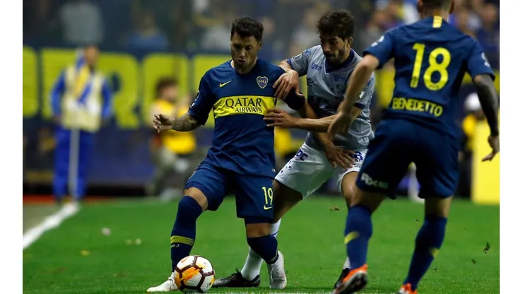 Foto de Mauro Zárate, jugador de Boca.