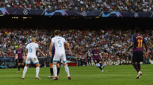 Foto de Lionel Messi, jugador de Barcelona.