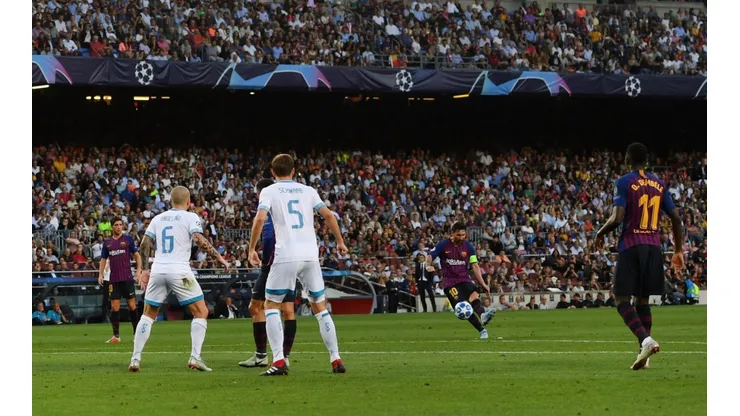 Foto de Lionel Messi, jugador de Barcelona.