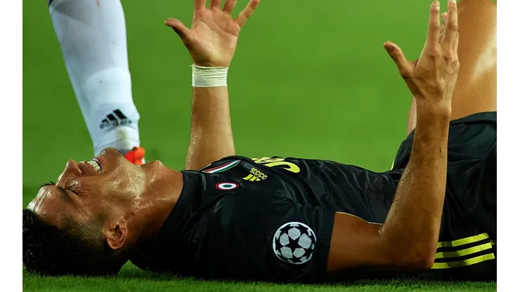 Así se retiró Cristiano Ronaldo del estadio luego de su injusta expulsión
