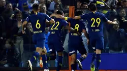 Estás loco, Pablo Pérez: reventó el arco de un golazo y festejó con el Topo Gigio