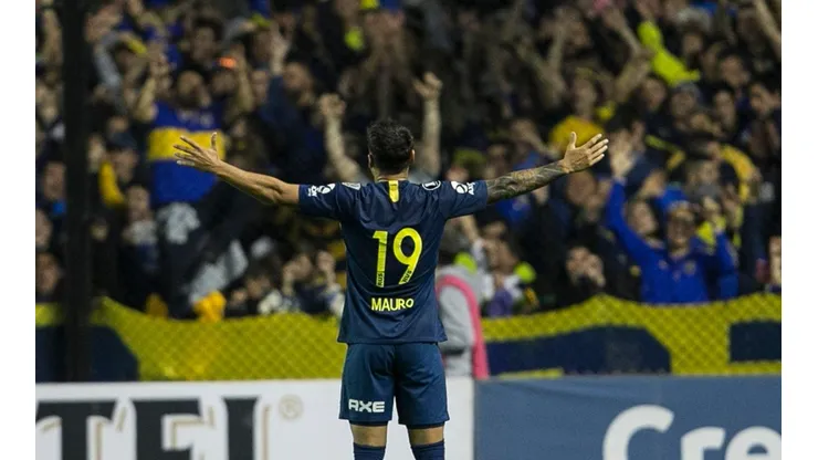 Foto de Mauro Zárate, jugador de Boca.