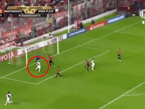 ¡No Borre, no! Se comió el gol de River en el último minuto ante Independiente