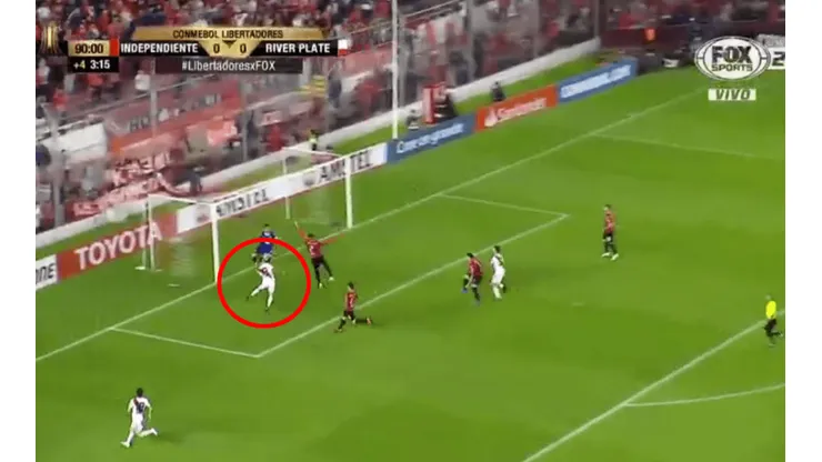 Borre, jugador de River.