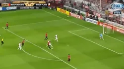 Independiente atacó en modo Dios pero otra vez el palo salvó a River