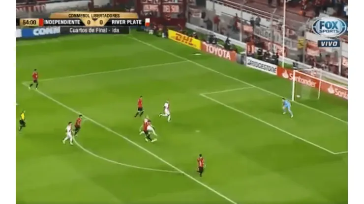 Independiente atacó en modo Dios pero otra vez el palo salvó a River